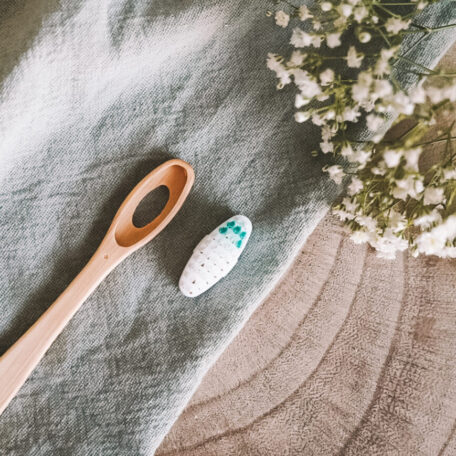 Brosse à dents bois avec tête interchangeable