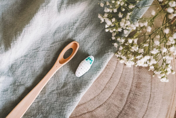 Brosse à dents bois avec tête interchangeable