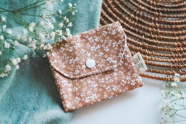 Pochette à savon couleur brique